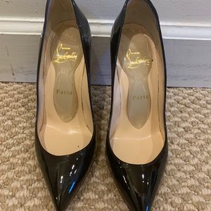 Christian Louboutin Pigalle Follies 100 Patent Blk